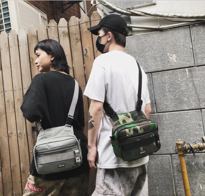 2019 Amazon Chic Multi Pockets Trendy Suspender Ammo Bag Waist Bag Fashion Vest Bag Men