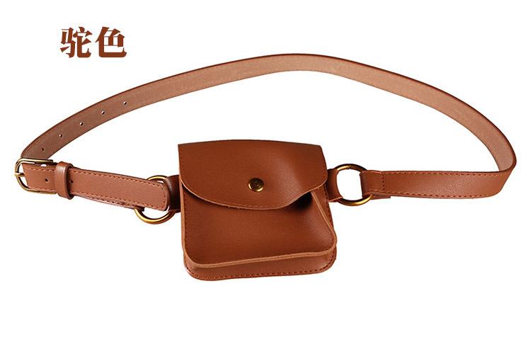 2019 Female Snake Mini Leather Belt Bag Fashion Python Fanny Pack Waist Bag Kids Girls