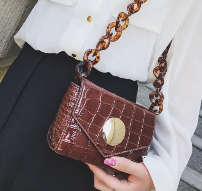 2019 Newest Multifunction Alligator Fashion Lady Shoulder bag Purse Women Pu Leather Waist Bag Belt Bag
