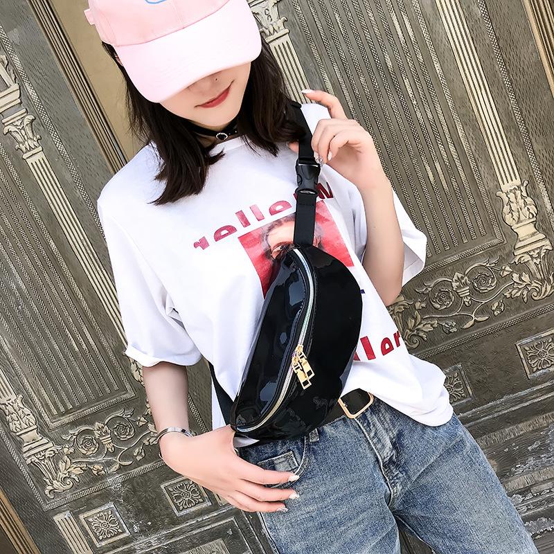 2019 latest korean fashion little boys girls hologram small size hot sale waist bag fanny pack bag for kids children