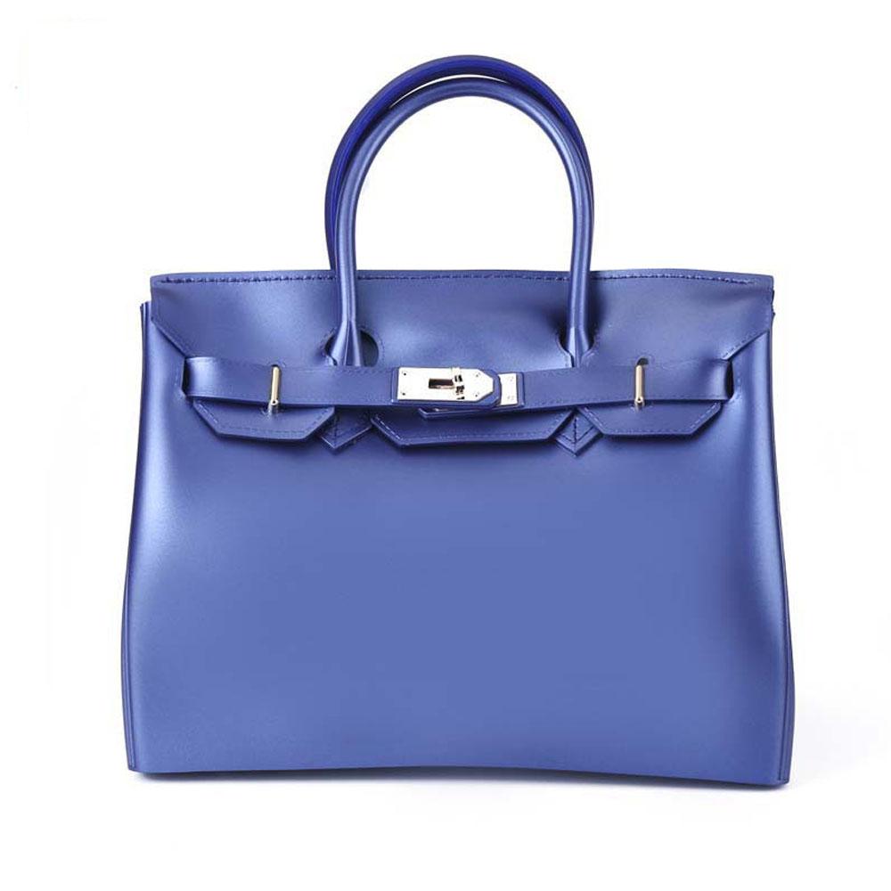 2019 low MOQ PU bag women summer beach  bag jelly tote bag
