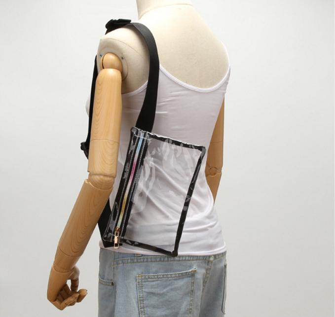 Custom Holographic ClearWaist Bag ,Street Cool Transparent Belt Bag For Women And Lady 2019