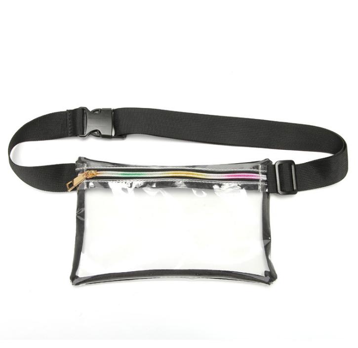 Custom Holographic ClearWaist Bag ,Street Cool Transparent Belt Bag For Women And Lady 2019