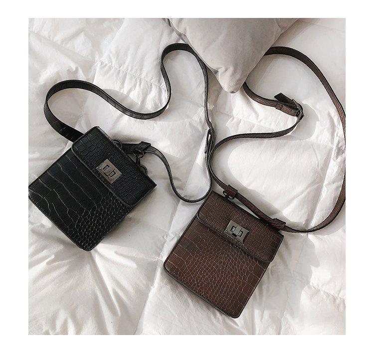 Instagram Hot Sale Phone Size Cool Women Rectangle Waist Belt Bag Leather Fanny Pack For Lady 2019