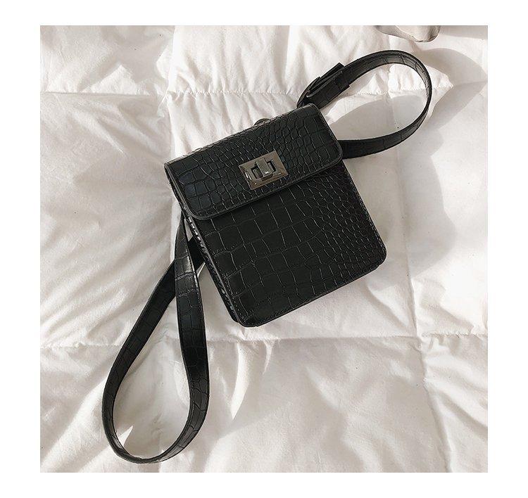 Instagram Hot Sale Phone Size Cool Women Rectangle Waist Belt Bag Leather Fanny Pack For Lady 2019