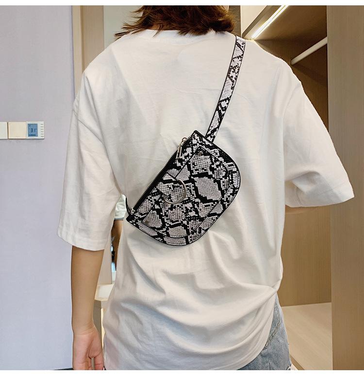 New Hot Fashion Personality  Women Leather Waist Bag Bum Bag Belt Bag  For Ladies Wholesale 2019