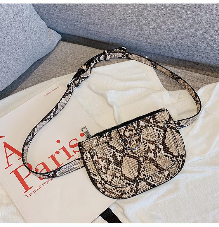 New Hot Fashion Personality  Women Leather Waist Bag Bum Bag Belt Bag  For Ladies Wholesale 2019