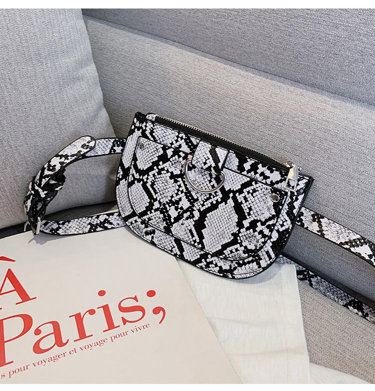 New Hot Fashion Personality  Women Leather Waist Bag Bum Bag Belt Bag  For Ladies Wholesale 2019
