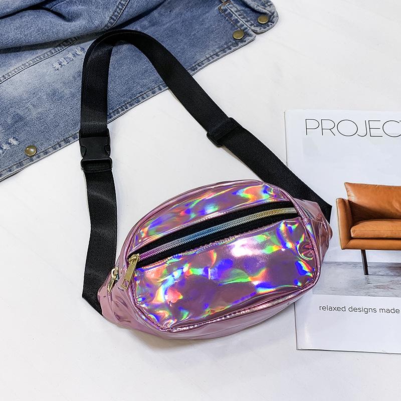 OCHI PVC ladies fanny pack wholesales cool custom logo fanny pack waist bag 2019
