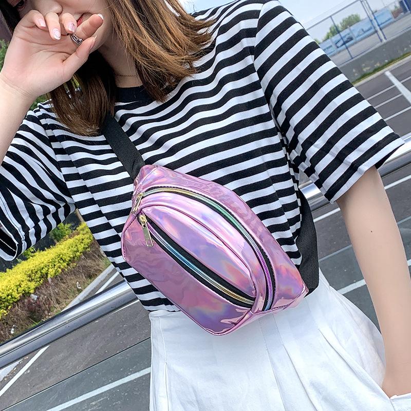 OCHI PVC ladies fanny pack wholesales cool custom logo fanny pack waist bag 2019