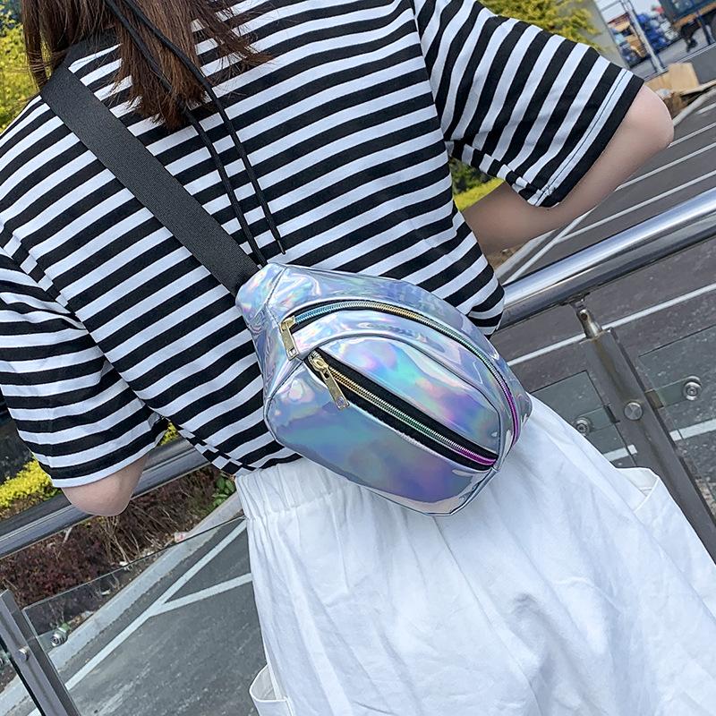 OCHI PVC ladies fanny pack wholesales cool custom logo fanny pack waist bag 2019