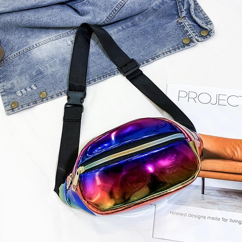 OCHI PVC ladies fanny pack wholesales cool custom logo fanny pack waist bag 2019