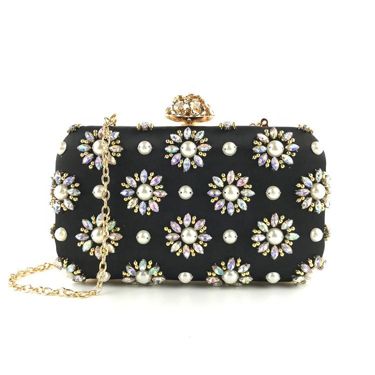 Popular White Pearl Clutch Bag For Party wedding