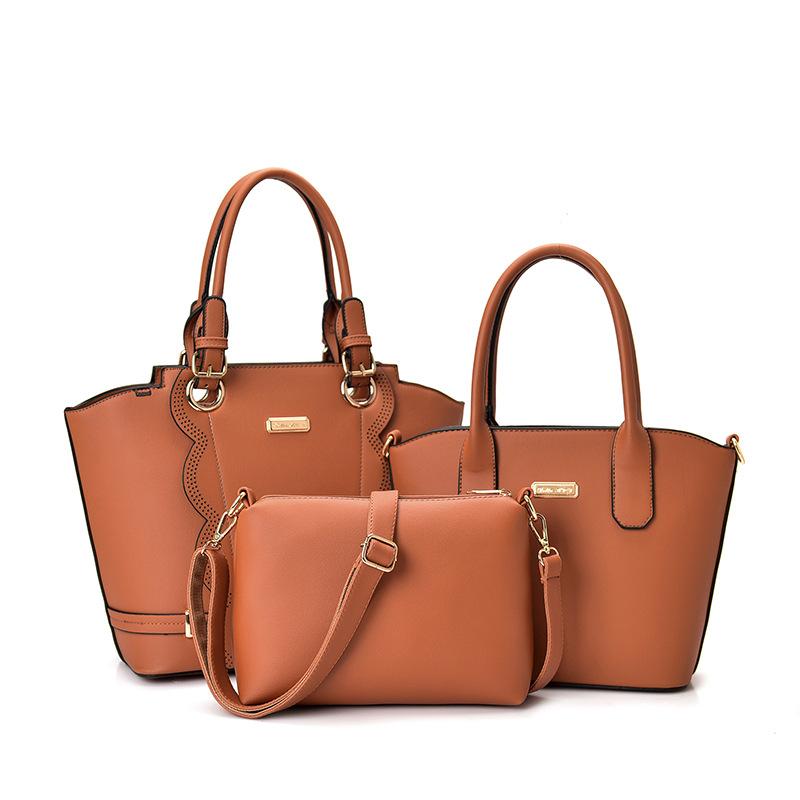 2019 Women's Handbag Shoulder Purse Cross Large Pocket Casual Leather Bags Large Capacity Handbags