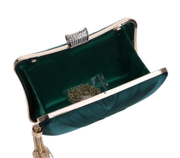 2020 Latest fashion similar silk dress party ladies bag clutches and evening bag