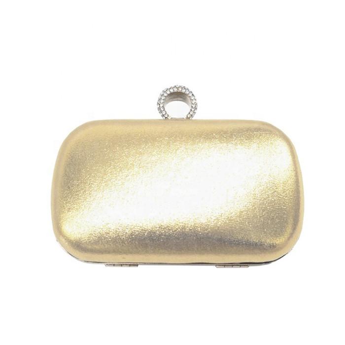 2020 New wholesale luxury elegant wedding gold rhinestone crystal tassel clutch evening bag