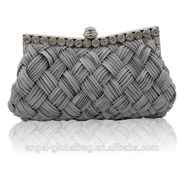 India wholesale fashion rhinestone red bridal ladies clutch purse evening bag