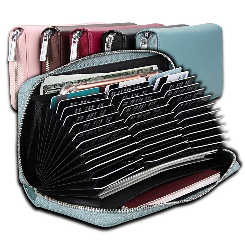 Latest desisgn mulit function passport holder, 36pcs leather credit card holder